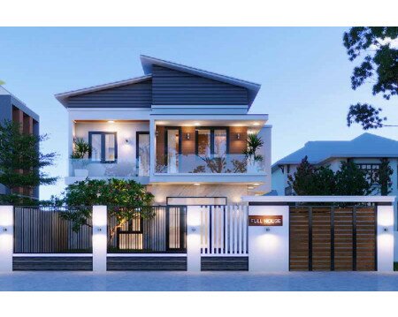 Những mẫu nhà 2 tầng 7x10m tiện lợi, đầy đủ công năng